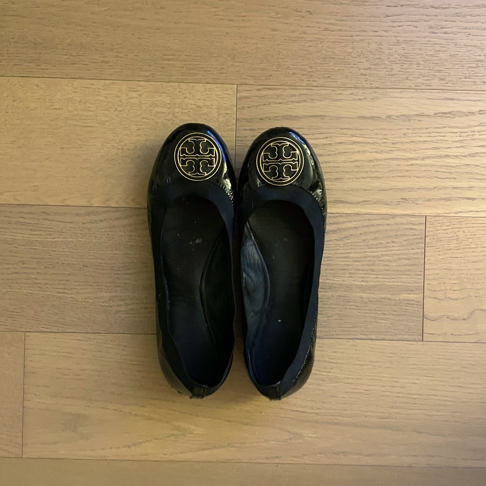 Black Tory Burch Flats